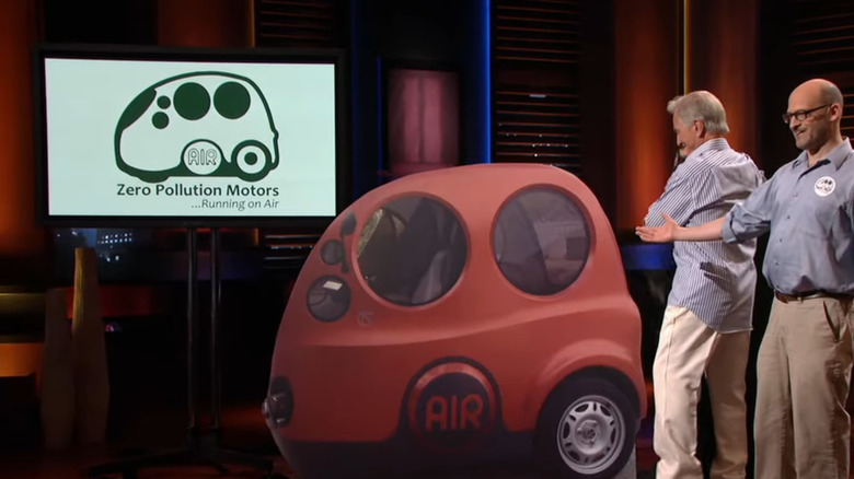 The AirPod car from Zero Pollution Motors presented on Shark Tank.