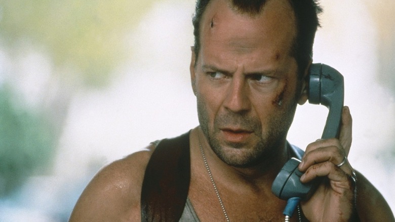 John McClane on the phone in Die Hard with a Vengeance