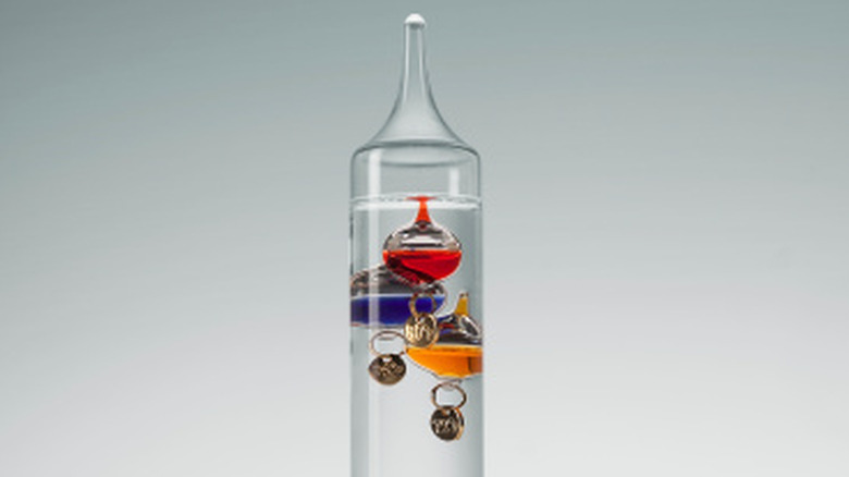 a Galileo thermometer