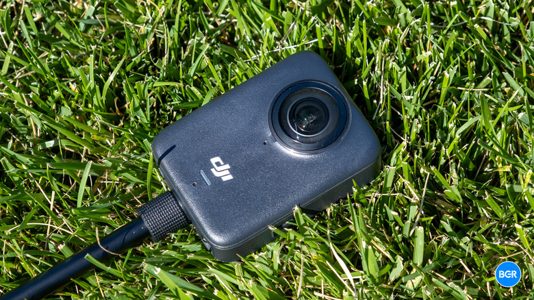 DJI Osmo 360 in grass
