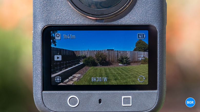 Screen on the DJI Osmo 360