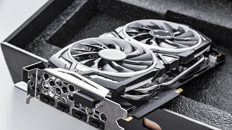 A graphics card.