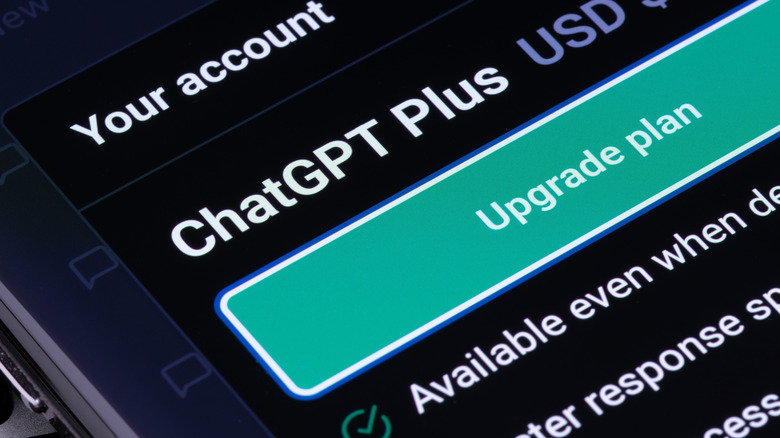 GPT Plus on smartphone screen