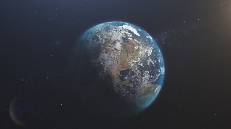 View of Earth from space