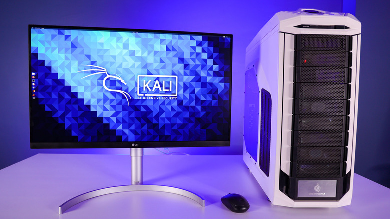 Kali Linux OS installed on a PC