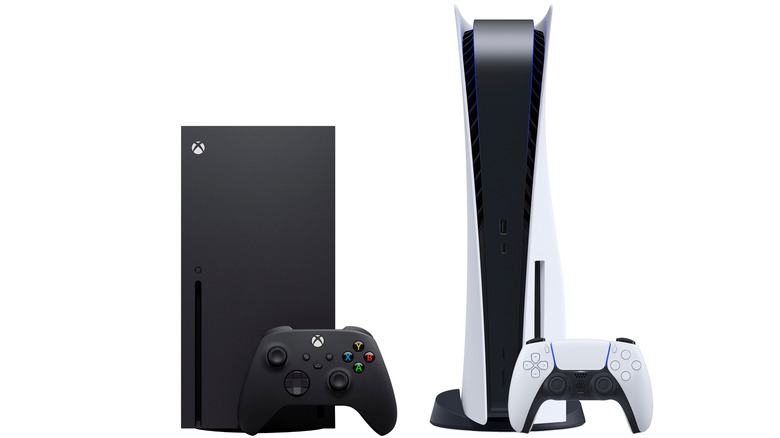 A picture of the Xbox Series X and PlayStation 5