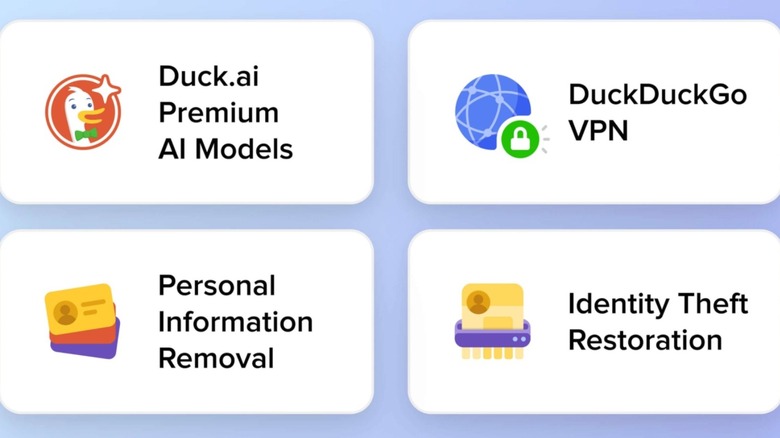 All DuckDuckGo's subscription perks
