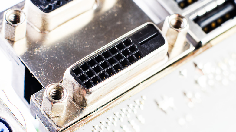 A DVI port