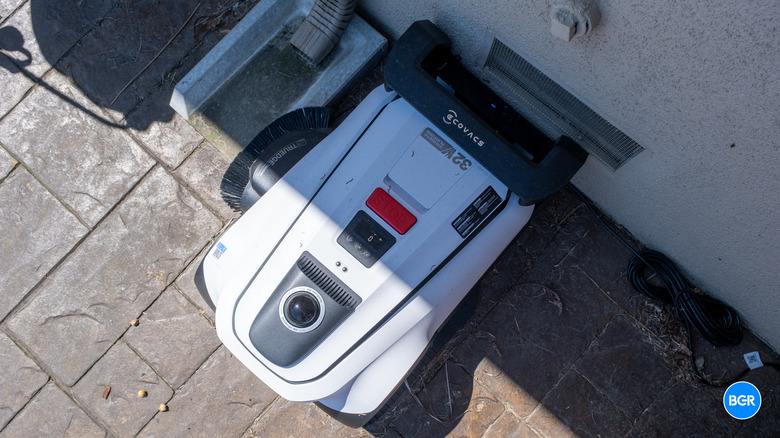 Docked Ecovacs GOAT A3000 LiDAR Pro