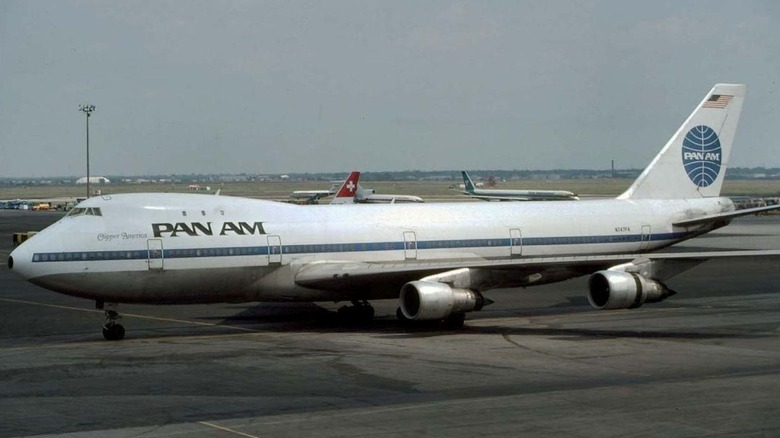 A Pan Am Boeing 747 similar to the one used by Hafele and Keating during their 1971 experiment