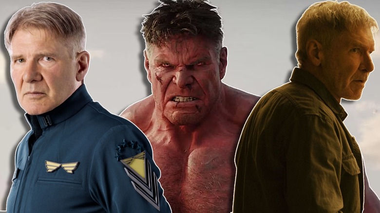 Harrison Ford in Ender's Game, Captain America: Brave New World and Blade Runner 2049