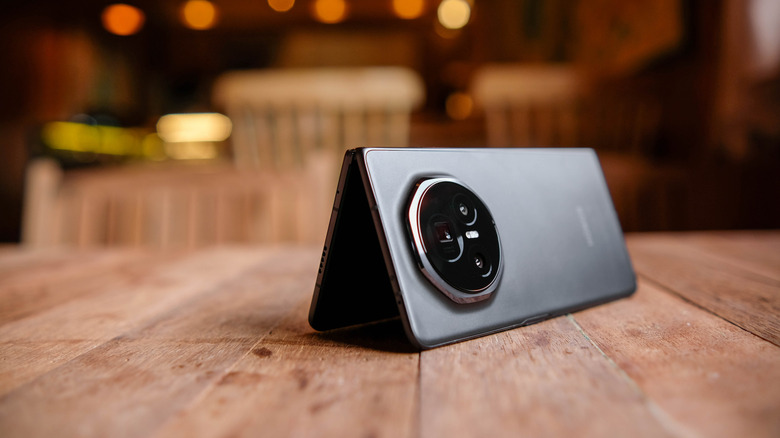 Honor Magic V3 folding smartphone on table