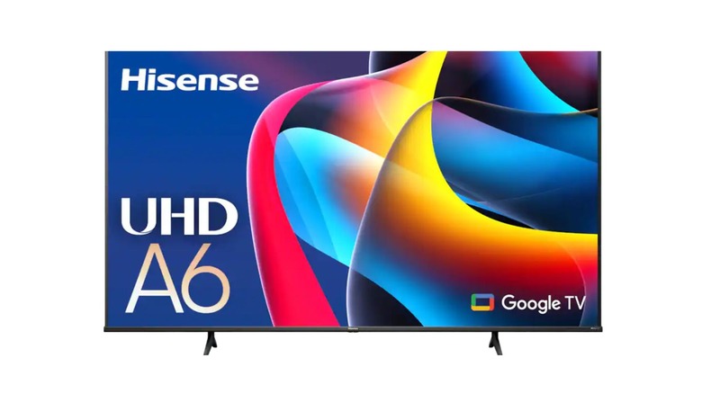 85 inch A6N series TV on a white background