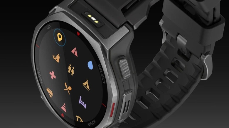 Tracking waypoints on an Amazfit smartwatch