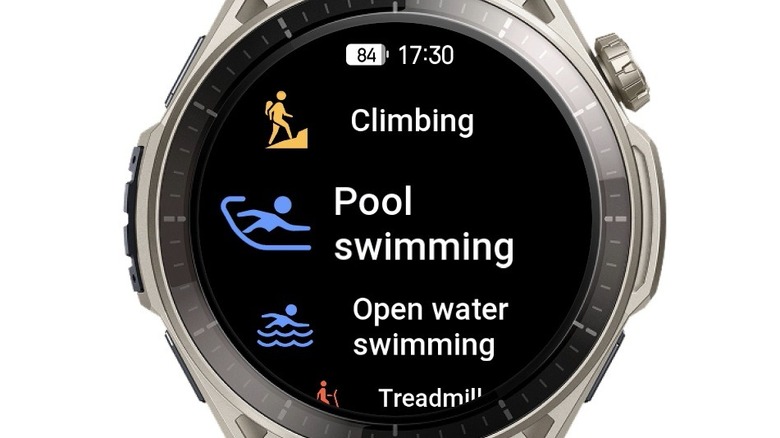 Tracking swimming workouts on a Amazfit watch