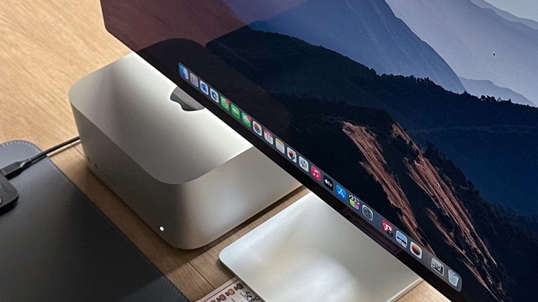 Apple's Mac Studio with Studio Display on a desk