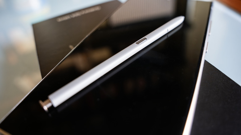 Samsung Galaxy S24 Ultra phone with S Pen