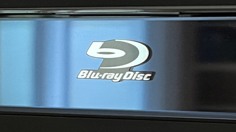Close-Up on a Blu-Ray player