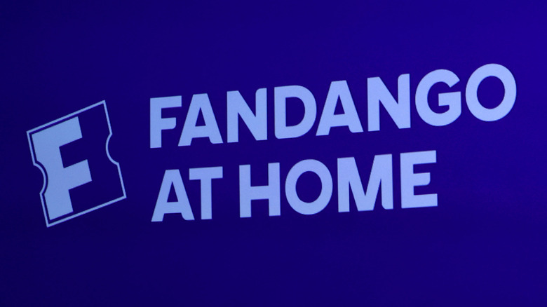 Current Fandango at Home branding visible at a movie festival