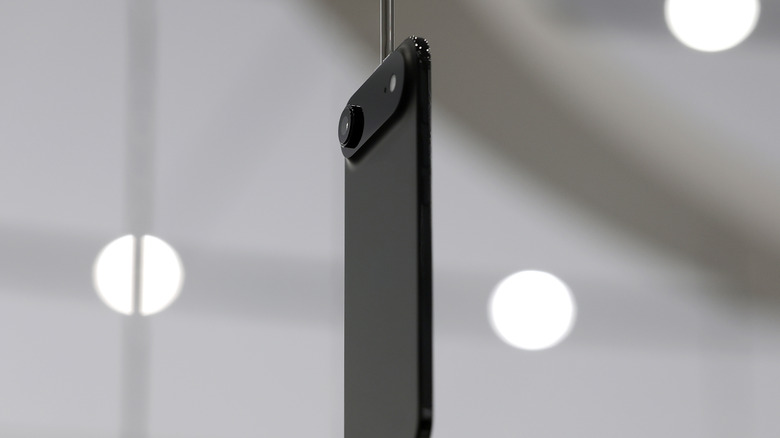 The iPhone Air on display.