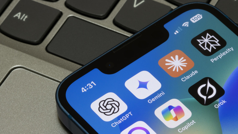 Close-up of the iPhone's Face ID notch.