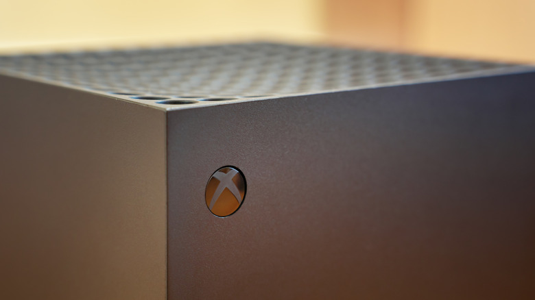 Top of an Xbox Series X console