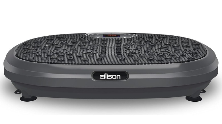 The Eilison FitMaxx 3D XL Vibration Plate Exercise Machine on a white background.