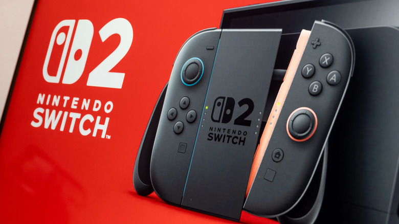 A banner announcing the Nintendo Switch 2 launch.