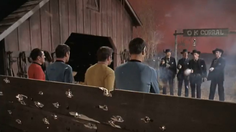 TOS crew being shot at by OK Corral crew