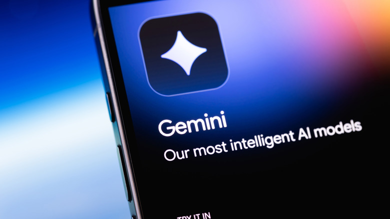 gemini logo showing "our most intelligent AI models" underneath