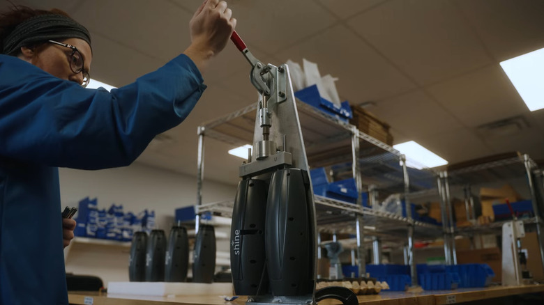 Shine 2.0 body being manufactured