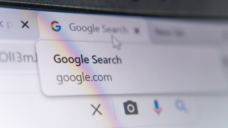 A picture of Google Chrome's tabs section