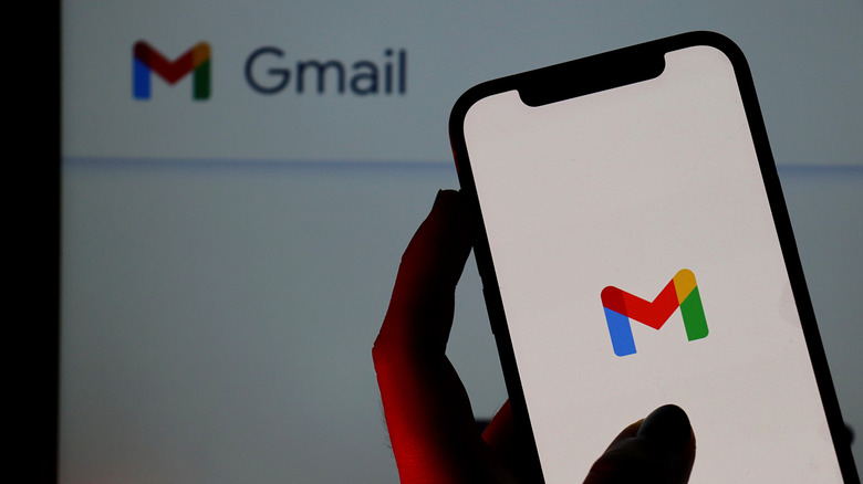 Using Gmail on an iPhone and the web.