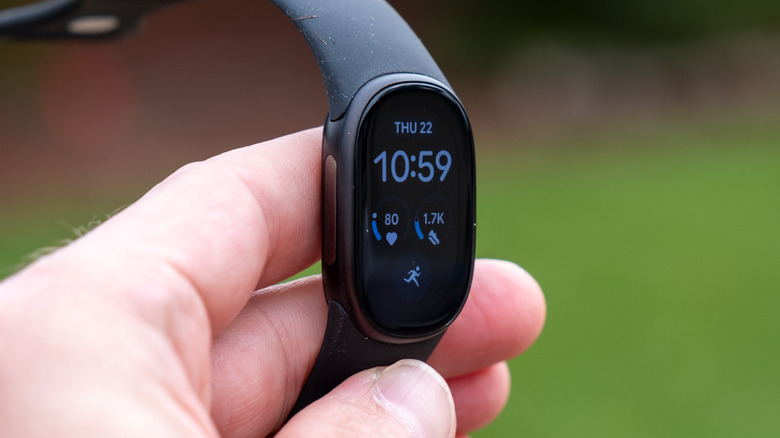 Holding the Google Fitbit Edge