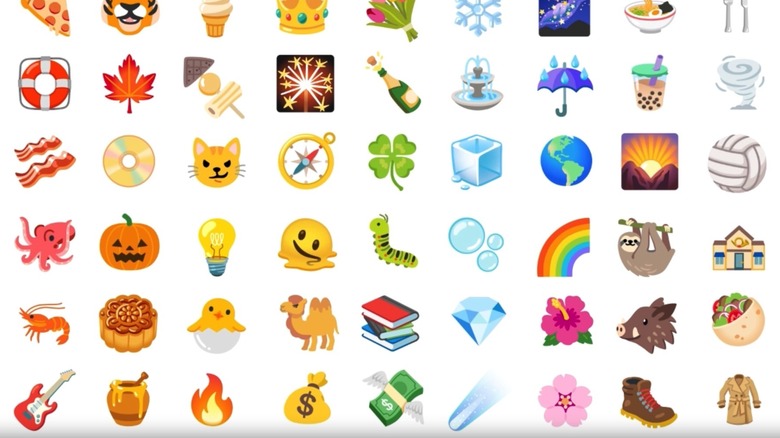 The Android 16 emoji design.