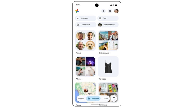 The new Wardrobe folder in Google Photos