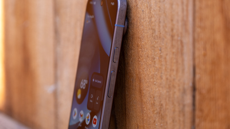 Edge of the Google Pixel 10 Pro