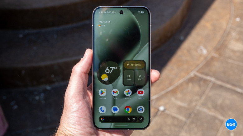 Front of the Google Pixel 10 Pro XL
