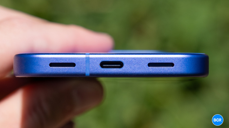 USB-C port on the Google Pixel 10