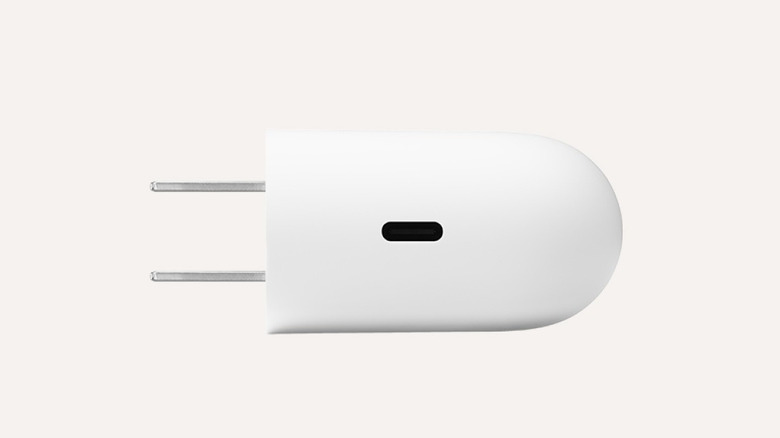 Side view of Google 45W USB-C Power Charger