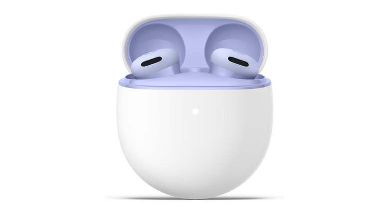 Pixel Buds 2a wireless earbuds in blue