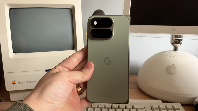 Pixel 11 Pro Fold being held in hand