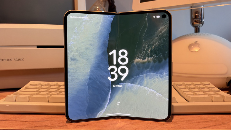 Pixel 11 Pro Fold display unfolded