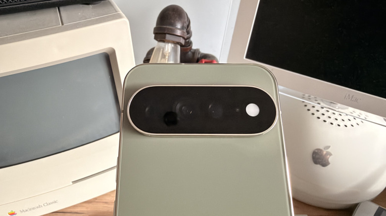 Close-up of the camera bar on the Pixel 11 Pro XL