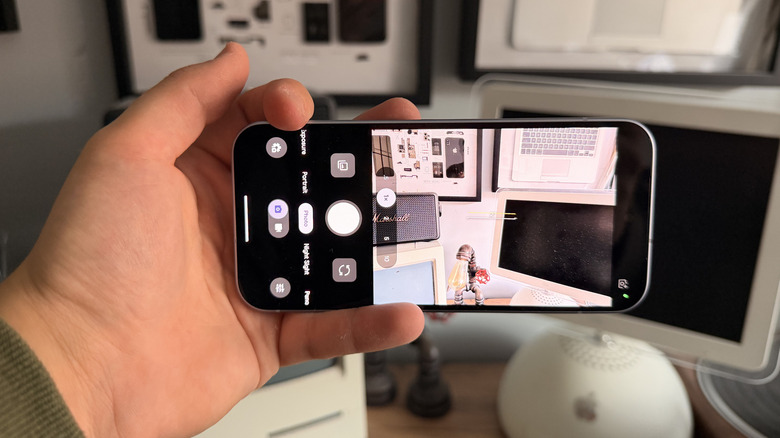 Running the camera app on the Pixel 11