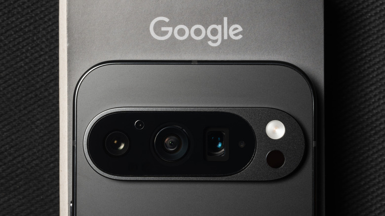 Google Pixel 9 lenses.