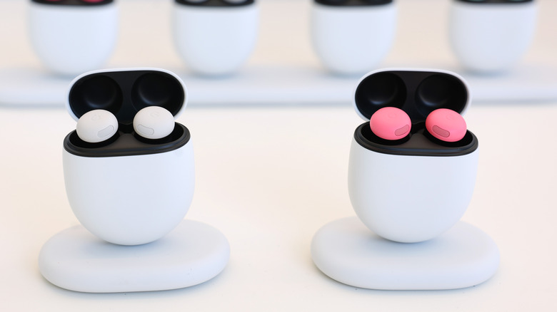 Two Google Pixel Buds Pro 2