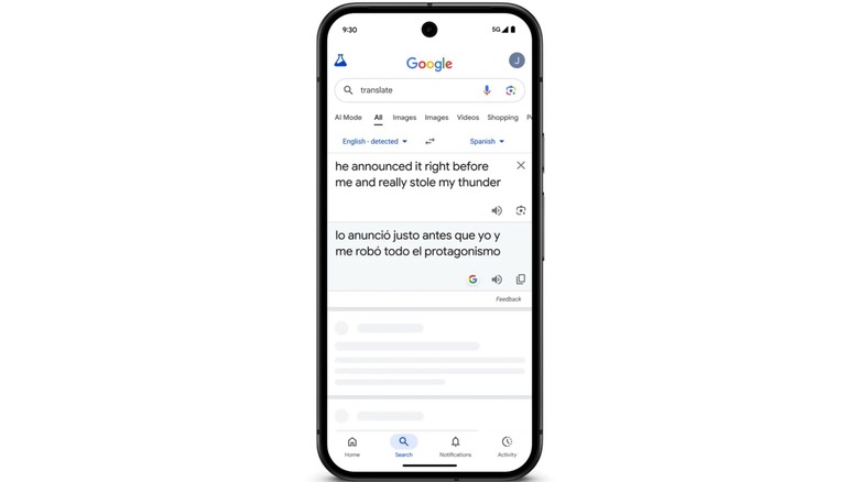 Google Translate will support better translation of idioms and local phrases.