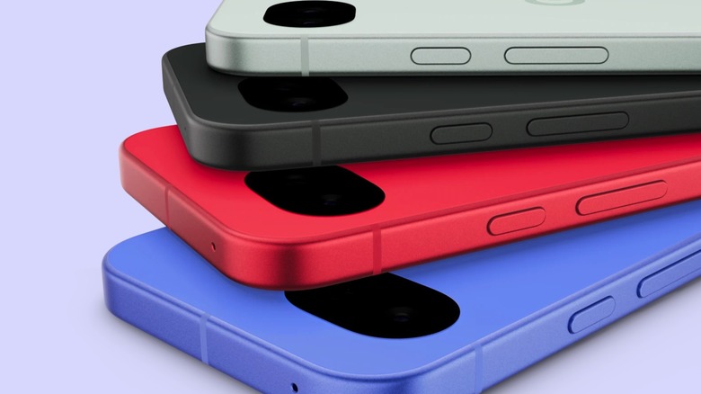 The Pixel 10a colors