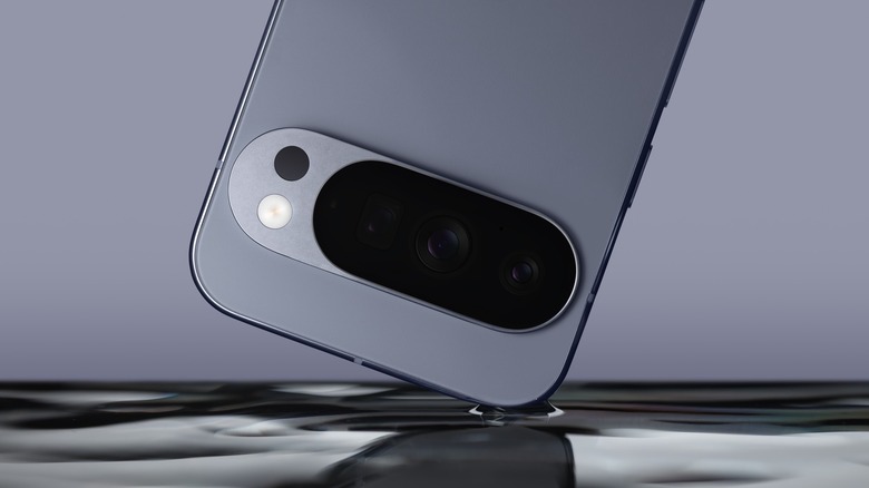 The Pixel 10 Pro camera module.